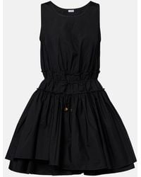 Loewe - Paula's Ibiza Cotton Poplin Minidress - Lyst