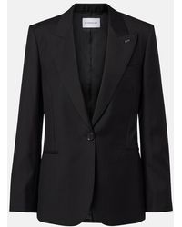 Givenchy - Chalk Stripe Wool Blazer - Lyst