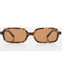 Miu Miu - Occhiali Da Sole Rettangolari Miu Regard - Lyst