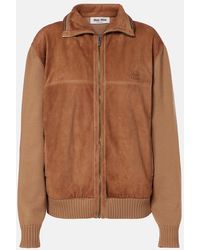 Miu Miu - Leather Jacket - Lyst