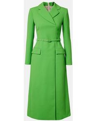 Emilia Wickstead - Kalonice Wool Crepe Midi Dress - Lyst