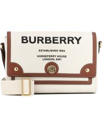 Burberry E-canvas Hackberry Monogram Shoulder Bag | Lyst