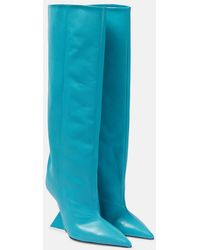 The Attico - Cheope Leather Knee-High Boots - Lyst