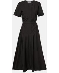 Proenza Schouler - Label Elizabeth Cotton-Blend Midi Dress - Lyst