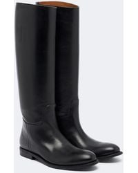 Acne Studios - Leather Knee-High Boots - Lyst