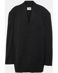 MM6 by Maison Margiela - Crepe Blazer - Lyst