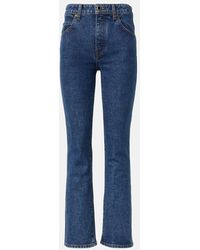 KHAITE - Jeans Bootcut Cropped Vivian - Lyst