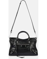 Balenciaga - Leather Top-Handle Tote Bag - Lyst