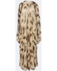 Zimmermann - Ascent Burnout Printed Silk Halterneck Gown - Lyst