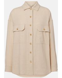 Loro Piana - Hemd Aus Leinen Und Wolle - Lyst
