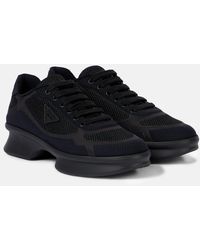 Prada - Sneakers Aus Re-Nylon Und Mesh - Lyst