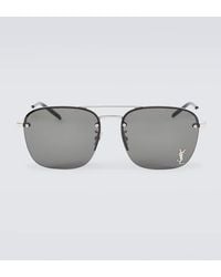 Saint Laurent - Sl 309 M Aviator Sunglasses - Lyst