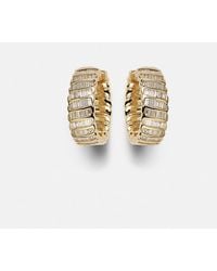 Anita Ko - Zoe 18Kt Hoop Earrings With Diamonds - Lyst