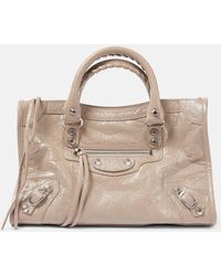 Balenciaga - Le City Small Leather Tote Bag - Lyst
