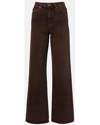 SLVRLAKE Denim - Grace High-Rise Wide-Leg Jeans - Lyst