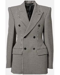 Balenciaga - Blazer Aus Wolle - Lyst