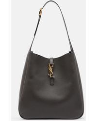 Saint Laurent - Le 5 A 7 Supple Large Leather Shoulder Bag - Lyst