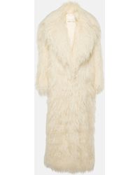 Frankie Shop - Nicole Oversized Faux Fur Coat - Lyst