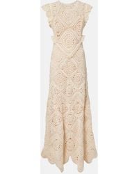 Ulla Johnson - Annalisa Crochet Cotton Maxi Dress - Lyst