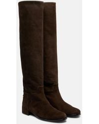 Dolce & Gabbana - Suede Over-The-Knee Boots - Lyst