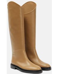 Jil Sander - Lucie Leather Knee-high Boots - Lyst
