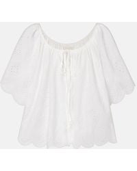 Faithfull the Brand - Fondaco Broderie Anglaise Top - Lyst
