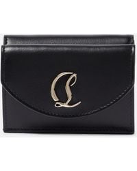 Christian Louboutin - Embellished Leather Wallet - Lyst