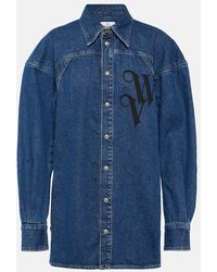 Vivienne Westwood - Camicia di jeans oversize con logo - Lyst