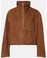 Nour Hammour - Etienne Suede Jacket - Lyst