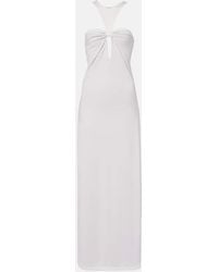 Adriana Degreas - Open-Back Maxi Dress - Lyst