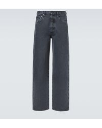 Prada - High-Rise Wide-Leg Jeans - Lyst