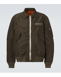 Sacai - Twill Blouson Jacket - Lyst