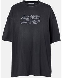 Acne Studios - Logo Cotton Jersey T-Shirt - Lyst