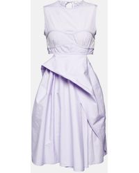 Cecilie Bahnsen - Seero Cutout Cotton Minidress - Lyst