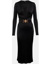 Versace - 'medusa biggie' Hooded Jersey Dress - Lyst