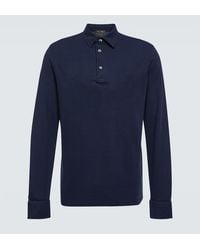 Loro Piana - Cotton Pique Polo Shirt - Lyst