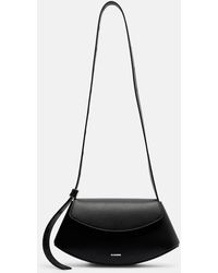 Jil Sander - Schultertasche Eldorado Small Aus Leder - Lyst