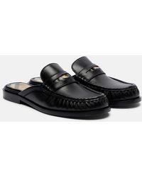 Burberry - Slippers Aus Leder - Lyst
