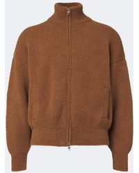 Umit Benan - Suvretta Wool-Blend Zip-Up Sweater - Lyst