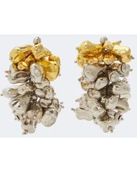 Dries Van Noten - Embroidered Drop Earrings - Lyst