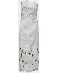Costarellos - Nikola Guipure Lace Midi Dress - Lyst