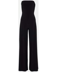 Norma Kamali - Strapless Jumpsuit - Lyst