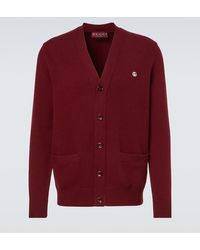 Gucci - Double G Wool And Cashmere Cardigan - Lyst