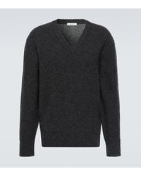 Lemaire - V-Neck Wool Sweater - Lyst