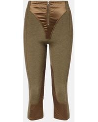 Jean Paul Gaultier - Wool-Blend Capri Pants - Lyst
