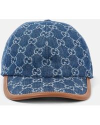 Gucci - Gg Denim Baseball Hat - Lyst