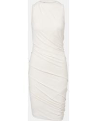 Rick Owens - Lilies Luna Gathered Midi Dress - Lyst