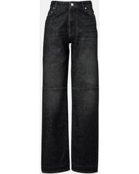 Jean Paul Gaultier - Cutout Mid-Rise Wide-Leg Jeans - Lyst