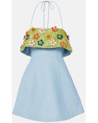 ALÉMAIS - Yasmine Embellished Minidress - Lyst