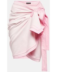 Y. Project - Minirock Aus Baumwolle - Lyst